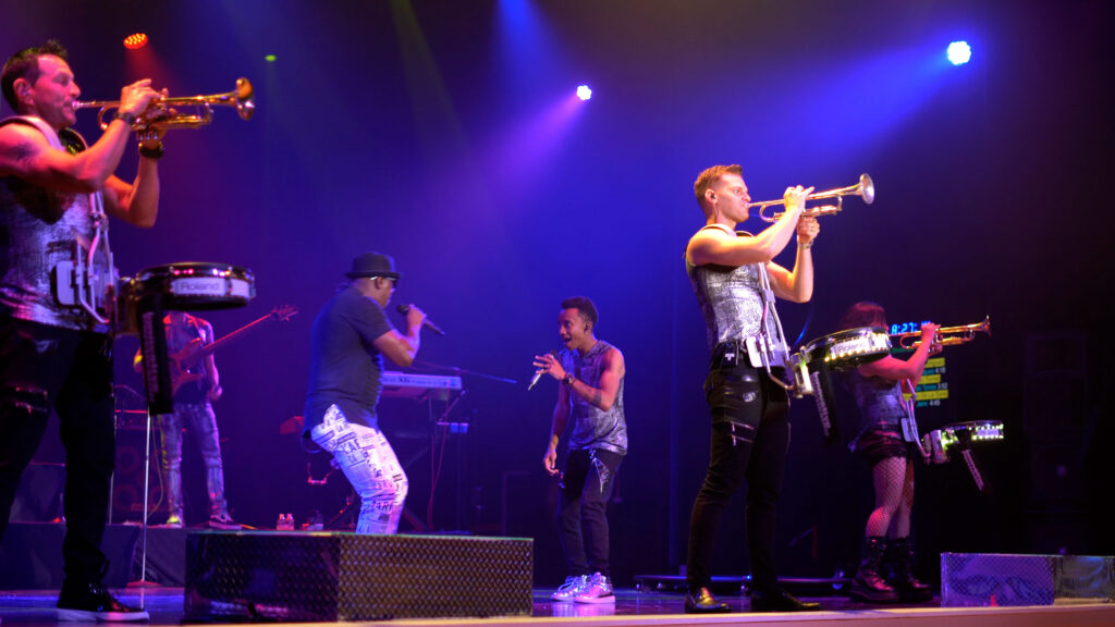 Trumpets and Drums in The HITS Show