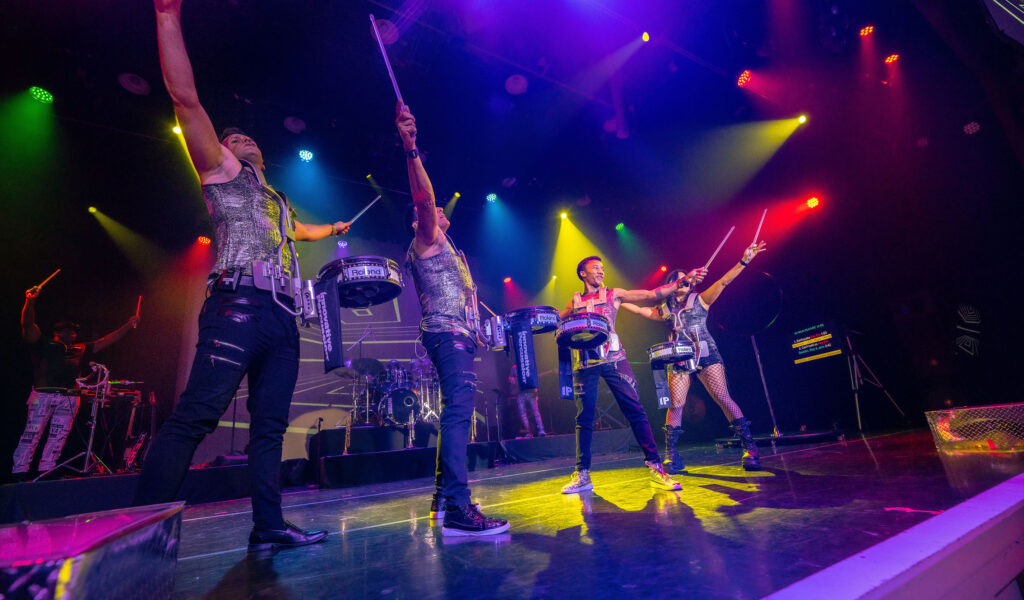 Marching Drummers in The Hits Show